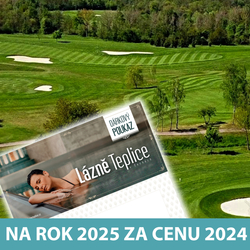 Golfový pobyt s doprovodem 2025 e-poukaz